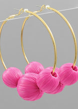 Load image into Gallery viewer, Ball &amp; Hoop Earring