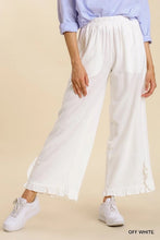 Load image into Gallery viewer, Linen Ruffled Trim Pant