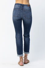 Load image into Gallery viewer, Dark Cuffed Slim Jean