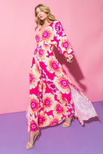 Load image into Gallery viewer, Fuchsia Printed Maxi