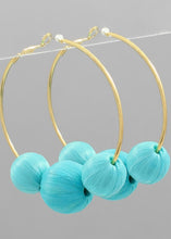 Load image into Gallery viewer, Ball &amp; Hoop Earring
