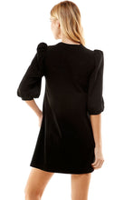 Load image into Gallery viewer, Black T-shirt Dress