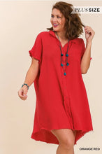 Load image into Gallery viewer, Buttoned Down Gauze Dress