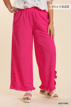 Load image into Gallery viewer, Linen Ruffled Trim Pant