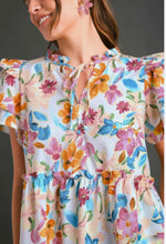Load image into Gallery viewer, Floral Mix Babydoll Top