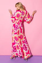 Load image into Gallery viewer, Fuchsia Printed Maxi