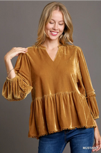 Load image into Gallery viewer, Velvet Blouse
