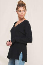 Load image into Gallery viewer, Waffle V-Neck Sweater