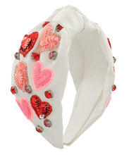 Load image into Gallery viewer, Sequin Heart Headband