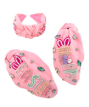 Load image into Gallery viewer, "Happy Easter" Bead Headband