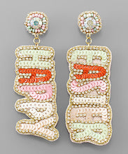 Load image into Gallery viewer, Happy Easter Beaded Earrings