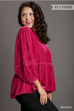 Load image into Gallery viewer, Velvet Plus Blouse
