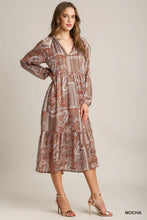 Load image into Gallery viewer, V-Neck Dress With Lurex Detail