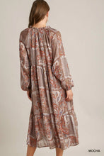 Load image into Gallery viewer, V-Neck Dress With Lurex Detail