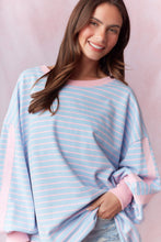 Load image into Gallery viewer, Oversized Twill Tape Detailed Top