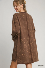 Load image into Gallery viewer, Western Print Dress
