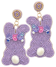 Load image into Gallery viewer, Easter Bunny&amp; Flower Bead Earring