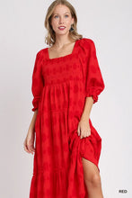 Load image into Gallery viewer, Swiss Dot Red Dress