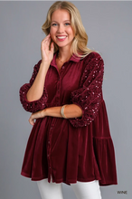 Load image into Gallery viewer, Sequin Sleeve Top