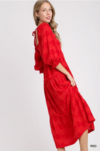 Load image into Gallery viewer, Swiss Dot Red Dress
