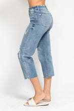 Load image into Gallery viewer, High Waisted Crop Wide Leg Jeans
