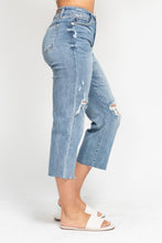 Load image into Gallery viewer, High Waisted Crop Wide Leg Jeans