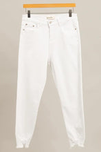Load image into Gallery viewer, High Waisted Distressed Bottom Denim Jeans