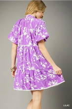 Load image into Gallery viewer, Floral Ruffle Babydoll Dress