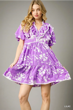 Load image into Gallery viewer, Floral Ruffle Babydoll Dress