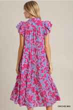 Load image into Gallery viewer, Two Toned Collared Midi Dress