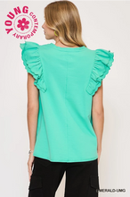 Load image into Gallery viewer, Ruffle Sleeve Top