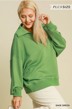 Load image into Gallery viewer, Luxeknit Collared Neck Plus Top