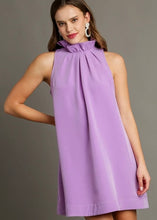 Load image into Gallery viewer, Ruffle Neck Sleeveless Dress