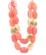Load image into Gallery viewer, Acrylic Layered Dual Necklace