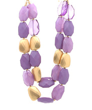 Load image into Gallery viewer, Acrylic Layered Dual Necklace
