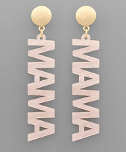 Load image into Gallery viewer, MAMA Acetate Letter Earrings