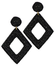 Load image into Gallery viewer, Beaded Diamond Earrings