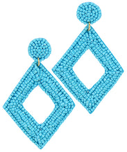 Load image into Gallery viewer, Beaded Diamond Earrings