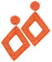 Load image into Gallery viewer, Beaded Diamond Earrings