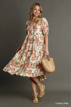 Load image into Gallery viewer, Floral Printed Midi Dress