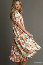 Load image into Gallery viewer, Floral Printed Midi Dress