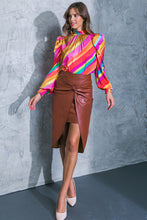 Load image into Gallery viewer, Fuchsia Yellow Mix Top