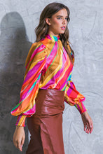 Load image into Gallery viewer, Fuchsia Yellow Mix Top