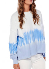 Load image into Gallery viewer, Blue Tie Dye Sweatshirt