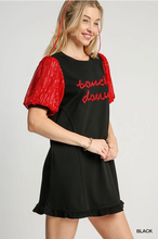 Load image into Gallery viewer, "Touch Down" Sequin Sleeve Dress