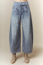 Load image into Gallery viewer, Waist Tie Detail Washed Corduroy Pants
