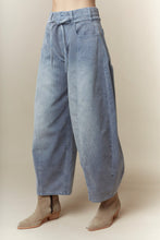 Load image into Gallery viewer, Waist Tie Detail Washed Corduroy Pants
