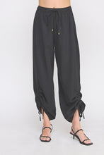Load image into Gallery viewer, Drapey Twill Adjustable Scrunch Jogger