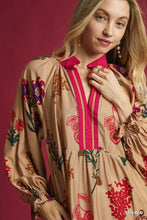 Load image into Gallery viewer, Floral Print Mini Dress