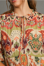 Load image into Gallery viewer, Green Mix Print Dress